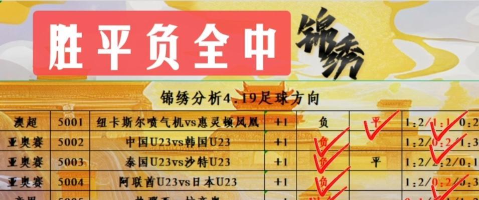 平半盤分析最新技巧，洞悉賽事走向的制勝策略